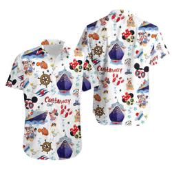 Disney World Hawaiian Shirt, Mickey Hawaiian Shirt, Summer Vacation Hawaiian Shirt Gift For Your Girlfriend Boyfriend Gift For Love Gift For Friend Best Valentine Present Holiday Gift