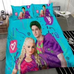 Disney Zombies 3  Bedding Set Gift For Your Girlfriend Boyfriend Gift For Love Gift For Friend Best Valentine Present Holiday Gift