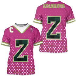 Disney Zombies 3 Costume, Zed Necrodopolis Pink 3D T-Shirt, Disneyland Halloween Cosplay Meaningful Gift For Family Gift For Boyfriend Valentine Gift