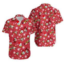 Disneyland Christmas Snowflake Hawaiian Shirt Gift For Your Girlfriend Boyfriend Gift For Love Gift For Friend Best Valentine Present Holiday Gift