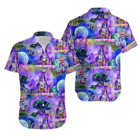 Disneyland Hawaiian Shirt, Summer Vacation Hawaiian Shirt Gift For Your Girlfriend Boyfriend Gift For Love Gift For Friend Best Valentine Present Holiday Gift