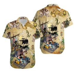 Disney Pirates Of Caribbean Hawaiian Shirt Gift For Your Girlfriend Boyfriend Gift For Love Gift For Friend Best Valentine Present Holiday Gift