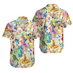 Disney's Hawaiian Shirt Gift For Your Girlfriend Boyfriend Gift For Love Gift For Friend Best Valentine Present Holiday Gift