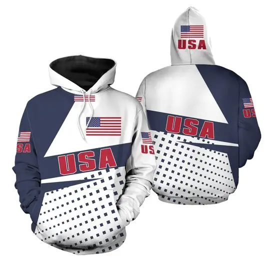 USA National Soccer Team Season World Cup Winter 3D Hoodie
