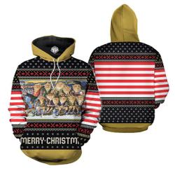 Christmas The Yule Lads Music 3D Hoodie