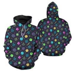 DnD Hoodie, Dungeons and Dragons 3D Hoodie