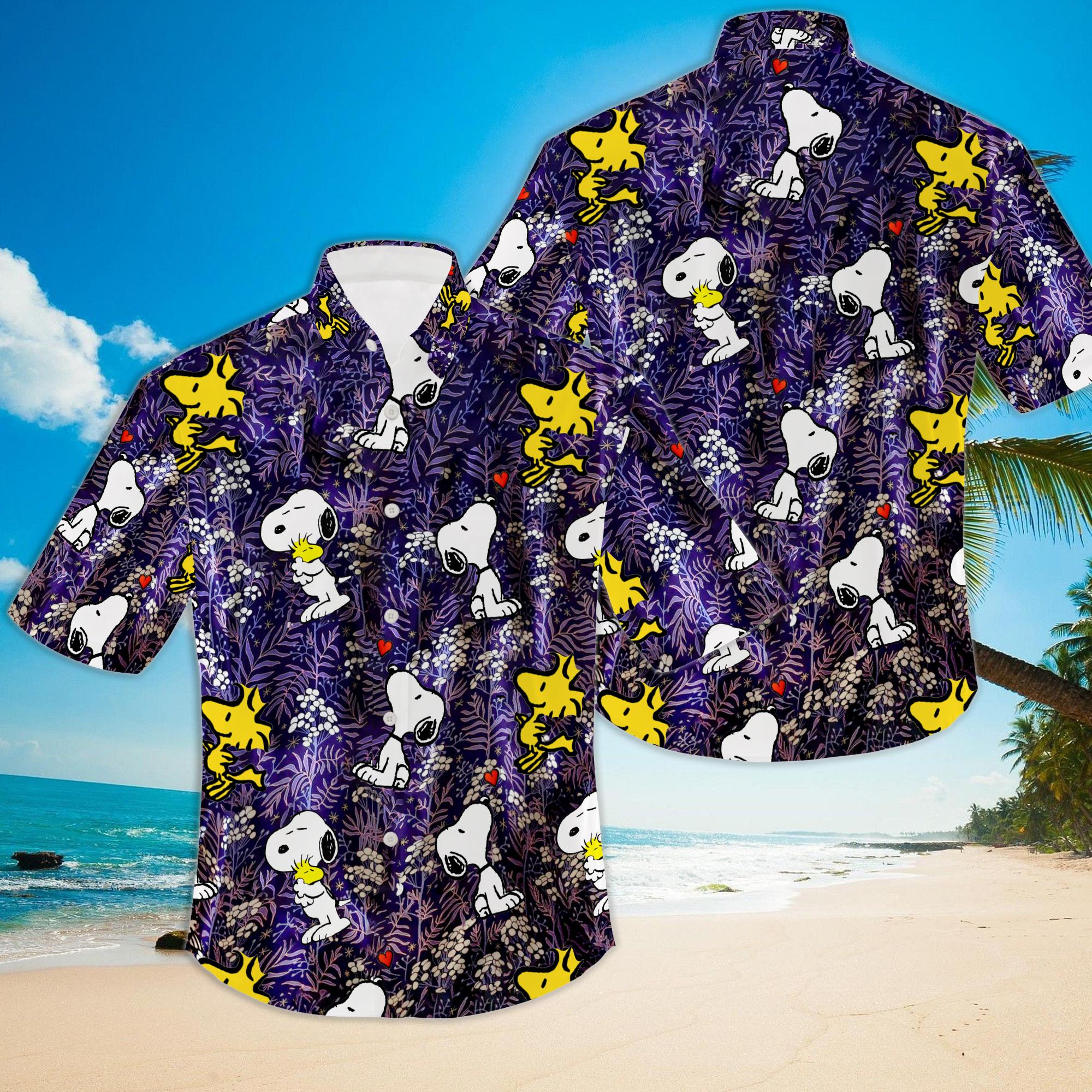 Dog Cartoons Style Hawaiian Snoopy Gift For Your Girlfriend Boyfriend Gift For Love Gift For Friend Best Valentine Present Holiday Gift