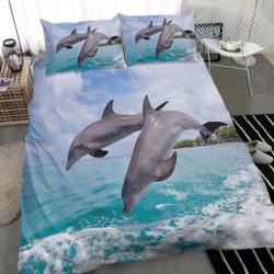 Dolphin Bedding SetsGift For Your Girlfriend Boyfriend Gift For Love Gift For Friend Best Valentine Present Holiday Gift