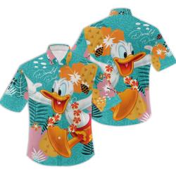 Donald Duck Hawaii shirt, Donald Aloha shirt, Donald Hawaiian shirt Gift For Your Girlfriend Boyfriend Gift For Love Gift For Friend Best Valentine Present Holiday Gift