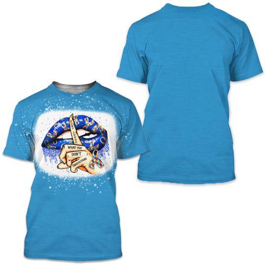 Don't Judge What You Don't Understand 3D Shirt Meaningful Gift For Family Gift For Boyfriend Valentine Gift