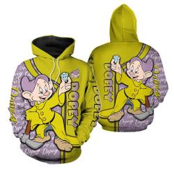 Dopey Dwarf Disney 3D Printed Hoodie