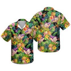 Dopey Dwarf Disney Hawaiian Shirt, Summer Beach Trip Family Hawaiian Shirt Gift For Your Girlfriend Boyfriend Gift For Love Gift For Friend Best Valentine Present Holiday Gift