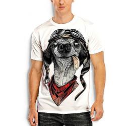Men's Tees T-shirt 3D Dog Graphic Prints Animal Short Sleeve Daily Tops Basic Casual White Meaningful Gift For Family Gift For Boyfriend Valentine Gift