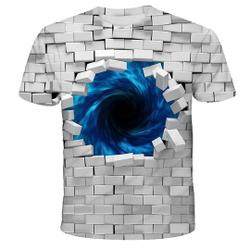 T shirt Spriral 3D Print Short Sleeve Daily Tops Streetwear Meaningful Gift For Family Gift For Boyfriend Valentine Gift