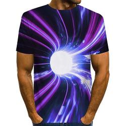 T shirt 3D Print Graphic Optical Illusion Print Meaningful Gift For Family Gift For Boyfriend Valentine Gift