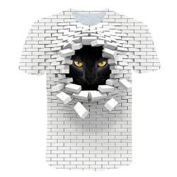T-shirt Graphic 3D Animal Print Short Sleeve Club Tops Streetwear Meaningful Gift For Family Gift For Boyfriend Valentine Gift