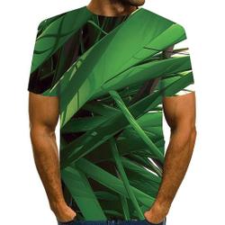 Men T-shirt Graphic Abstract Print Short Sleeve Casual Tops Streetwear Meaningful Gift For Family Gift For Boyfriend Valentine Gift