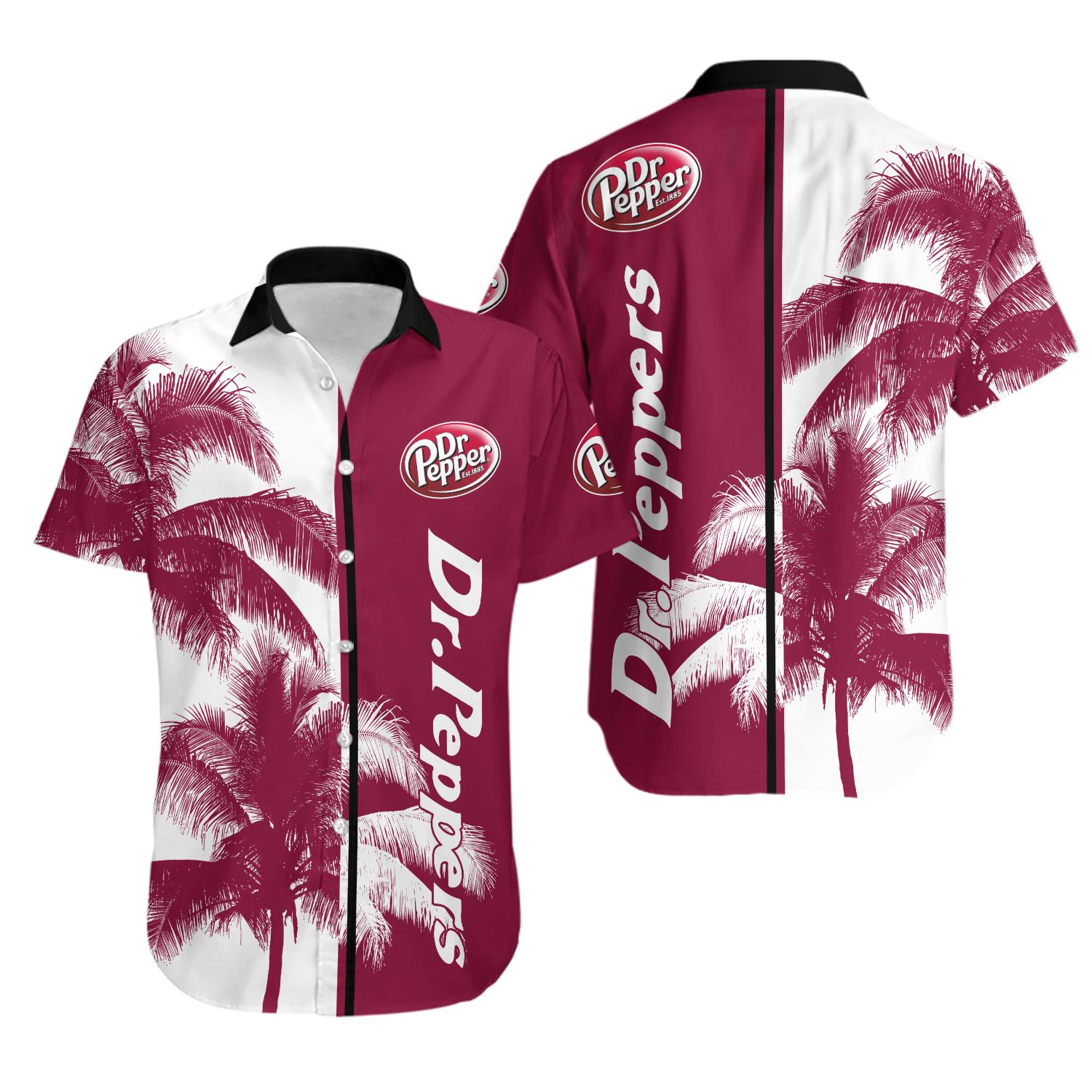 Dr Pepper Hawaiian Shirt, Gift For Your Girlfriend Boyfriend Gift For Love Gift For Friend Best Valentine Present Holiday Gift