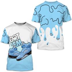 Dripping Got Em Shoes Shirt Match Retro University Blue 5s Tee Meaningful Gift For Family Gift For Boyfriend Valentine Gift