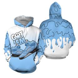 Dripping Got Em Shoes Shirt Match Retro University Blue 5s Tee