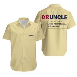 Druncle CCOORS Banquet Personalized Button Shirt Gift For Your Girlfriend Boyfriend Gift For Love Gift For Friend Best Valentine Present Holiday Gift