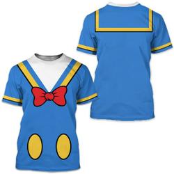 Duck Disney 3D Costume Shirt, Halloween Cosplay Shirt Meaningful Gift For Family Gift For Boyfriend Valentine Gift