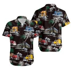 Duck Truck Pattern Hawaiian Shirt Gift For Your Girlfriend Boyfriend Gift For Love Gift For Friend Best Valentine Present Holiday Gift