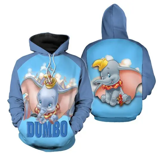 Dumbo Elephant Disney Hoodie, 3D Hoodie