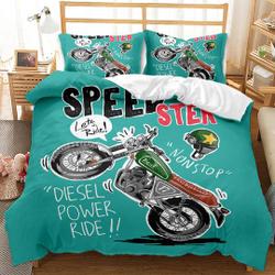 Teen Dirt Bike Bedding Set Gift For Your Girlfriend Boyfriend Gift For Love Gift For Friend Best Valentine Present Holiday Gift