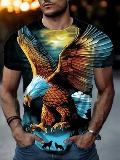 Eagle Animal 3D Shirt Meaningful Gift For Family Gift For Boyfriend Valentine Gift