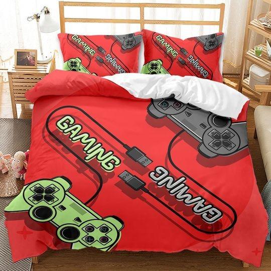 Video Game Bedding Set Gift For Your Girlfriend Boyfriend Gift For Love Gift For Friend Best Valentine Present Holiday Gift