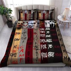 Horror Quotes Bedding Set Gift For Your Girlfriend Boyfriend Gift For Love Gift For Friend Best Valentine Present Holiday Gift