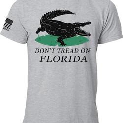 Don���t' Tread On Florida Flag Alligator Shirt Meaningful Gift For Family Gift For Boyfriend Valentine Gift