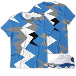 Outfit Shirt To Match Jordan 13 French Blue - Streetwear Hiphop 90s 3D T-Shirt Meaningful Gift For Family Gift For Boyfriend Valentine Gift