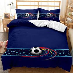 Sports Soccer Microfiber Bedding Set Gift For Your Girlfriend Boyfriend Gift For Love Gift For Friend Best Valentine Present Holiday Gift