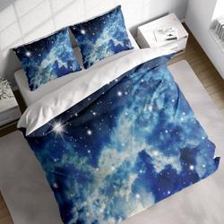 Starry Night Sky Bedding Set Gift For Your Girlfriend Boyfriend Gift For Love Gift For Friend Best Valentine Present Holiday Gift
