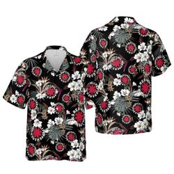 Red Hot Chili Peppers Hawaiian Shirts, Rock Music 3D Shirts, RHCP Unisex Hawaiian Shirt Gift For Your Girlfriend Boyfriend Gift For Love Gift For Friend Best Valentine Present Holiday Gift
