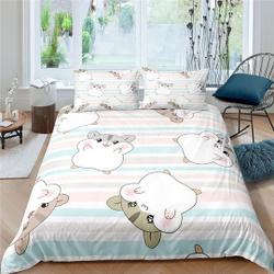 Hamster Anime Bedding SetsGift For Your Girlfriend Boyfriend Gift For Love Gift For Friend Best Valentine Present Holiday Gift