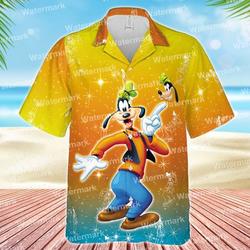 Disney goofy bling hawaiian shirt, mickey mouse hawaiian shirt Gift For Your Girlfriend Boyfriend Gift For Love Gift For Friend Best Valentine Present Holiday Gift