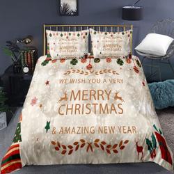 Christmas Bedding Set Gift For Your Girlfriend Boyfriend Gift For Love Gift For Friend Best Valentine Present Holiday Gift