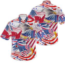 Eagle American Flag Hawaii Shirts Gift For Your Girlfriend Boyfriend Gift For Love Gift For Friend Best Valentine Present Holiday Gift