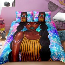 African Black Girl Bedding Set Gift For Your Girlfriend Boyfriend Gift For Love Gift For Friend Best Valentine Present Holiday Gift