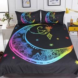 Colorful Mandala Moon Bedding SetsGift For Your Girlfriend Boyfriend Gift For Love Gift For Friend Best Valentine Present Holiday Gift