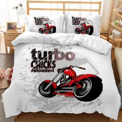 Motorbike Bedding Set Gift For Your Girlfriend Boyfriend Gift For Love Gift For Friend Best Valentine Present Holiday Gift