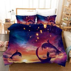 Jumping Dolphin Bedding SetsGift For Your Girlfriend Boyfriend Gift For Love Gift For Friend Best Valentine Present Holiday Gift