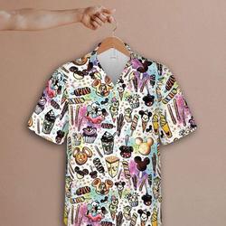 Disney Parks Food Summer 2022 Unisex Hawaiian Shirts Gift For Your Girlfriend Boyfriend Gift For Love Gift For Friend Best Valentine Present Holiday Gift