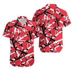 Eddie van Hawaiian Shirt, Valen Halen Button Gift For Your Girlfriend Boyfriend Gift For Love Gift For Friend Best Valentine Present Holiday Gift