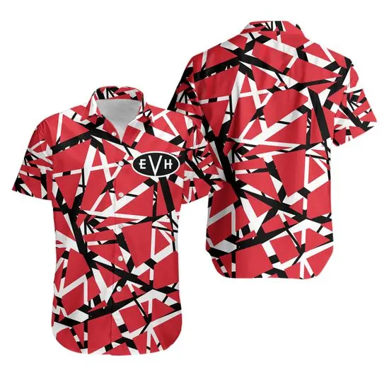 Eddie van Short Sleeve Dress Shirt Gift For Your Girlfriend Boyfriend Gift For Love Gift For Friend Best Valentine Present Holiday Gift