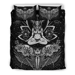 Skull Occult Cyclops Moth Crow Sword Bedding Set Gift For Your Girlfriend Boyfriend Gift For Love Gift For Friend Best Valentine Present Holiday Gift
