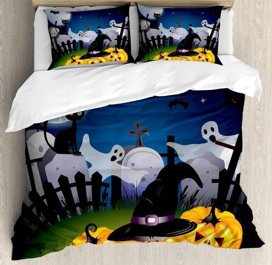 Halloween Bedding Set Gift For Your Girlfriend Boyfriend Gift For Love Gift For Friend Best Valentine Present Holiday Gift
